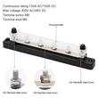 Conector fire electrice universal, 4 poli, 12-48V, 150A, cu capac, surub M6, 03808 TruckLed