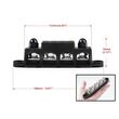 Conector fire electrice universal, 4 poli, 12-48V, 250A, cu capac, surub M10, negru minus, 03811 TruckLed