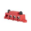 Conector fire electrice universal, 4 poli, 12-48V, 250A, cu capac, surub M10, rosu plus, 03812 TruckLed