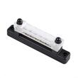 Conector fire electrice universal, 6 poli, 12-48V, 150A, cu capac, surub M6, negru minus, 03809 TruckLed