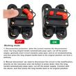 Siguranta automata rearmabila cu reset, patrata, 100A, 12-48V, 03828 Amio
