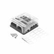 Cutie sigurante plate cu 6 circuite CC, linie conexiune negativa, indicator LED si capac protectie, 12-24V, 03038 Amio