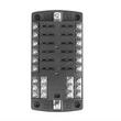 Cutie sigurante plate cu 12 circuite CC, maximum 30A, linie conexiune negativa, capac protectie, 03834 Amio