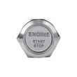 Intrerupator buton On-Off, cu revenire, fi19mm, aluminiu, 5 pini, LED, Engine Start-Stop TLB241