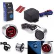 Buton pornire cu LED, kit cablaj cu modul, 12V ES02