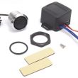 Buton pornire cu LED, kit cablaj cu modul, 12V ES02