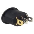 Buton basculant eliptic ON/OFF, 1 faza cu LED rosu, BU02 02461 Amio