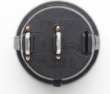 Buton basculant ON/OFF  -2faze O/I -negru, rotund       XW602-AB1