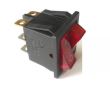 Buton basculant dublu ON/OFF, dreptunghiular, KCD8