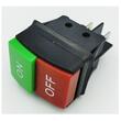 Intrerupator ON/OFF dreptunghiular, LED, rosu cu verde, TL-31