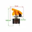 Intrerupator on/off flick 12V, 20A, Led, portacaliu, Top Gun, 58097 Carmotion