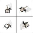 Intrerupator On/Off Flick 12v, 20A, Led, alb, TOP GUN TLB036