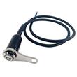 Intrerupator buton inox, cu suport cu gaura HL013A