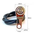 Intrerupator buton inox, cu suport cu gaura HL013A
