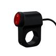 Intrerupator ON/OFF, iluminare LED rosu, aluminiu, scuter, atv, prindere pe ghidon, MCC004