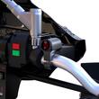 Intrerupator ON/OFF, iluminare LED rosu, aluminiu, scuter, atv, prindere pe ghidon, MCC004