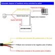 Intrerupator ON/OFF, iluminare LED rosu, aluminiu, scuter, atv, prindere pe ghidon, MCC004