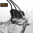 Intrerupator 3 butoane, iluminare LED diferite culori, aluminiu, pentru scuter, atv, prindere pe ghidon, WCC001
