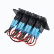 Panou 4 intrerupatoare,12-24V, Led Light Bar, Roof, Bumper, Reverse \Art SPA04