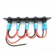 Panou 5 intrerupatoare cu Led rosu 12V 20A \Art SPA32