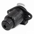 Priza 7 pini 24V plastic, tip S, nul gol, 03223 Amio