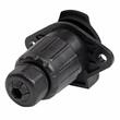 Priza 7 pini, 24V, plastic, tip N, nul plin, 03221 Amio