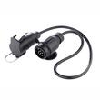 Adaptor fisa 13-7 pini cu cablu 0.75m, 12V, 86768 Carmotion