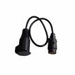 Adaptor fisa 7-13 pini cu cablu 0.75m, 12V, E1220 Carmotion