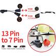 Adaptor Y 13-7pini cu cabluri, conversie priza remorca, fisa 13pini, 2 prize 7 pini N+S 