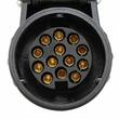 Priza 13 pini 12V plastic, pentru cablu remorca, cu carlig, BK81111