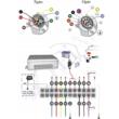 Kit instalatie electrica, cu controller, cablaj cu priza 13pini, cu releu, Piair ETk13.01