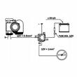 Claxon 12V, tip melc, cu compresor, 139dB, rosu, 58103 Carmotion