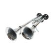 Claxon 12/24V, pe aer, 2 pipe 71 si 61cm, cu butelie, 79886