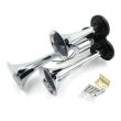 Claxon 12/24V, pe aer, 3 pipe, 31cm BK60104 H.L HornTech