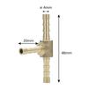 Conector furtun stut in T, fi4mm, Carmotion 83472