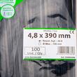 Set 100 coliere plastic 390x4.8mm, negre, 300028N damesa