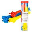 Set 150 coliere plastic, multicolore, 2.5x100mm, 2.5x150mm, 3.6x200mm, 04316 Amio 