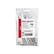 Set 100 coliere metalice, 4.6x150mm, inox, Self Lock Zip Ball, 04320 Amio