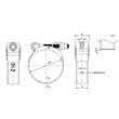 Colier forta 56-59, 22mm Super Heavy-Duty Mikalor 03018044