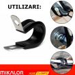Colier antivibratie cu cauciuc P-Clip formD 44/15  Mikalor 03005042