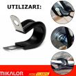 Colier antivibratie cu cauciuc P-Clip formD 50/15  Mikalor 03005106