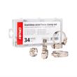 Trusa 34 coliere, din inox, 16-32mm, 04125 Amio
