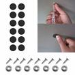 Set 12 clipsuri reparatii tapiterie plafon auto, negre, W15331-N