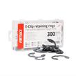 Set 300 clipsuri siguranta seeger, tip E, din otel, 9 dimensiuni diferite, 04124 Amio