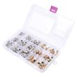 Cutie gresoare - set 75buc, otel / cupru BK81012