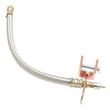 Prelungitor valva din impletitura metalica cu clips cu surub 28cm AC12