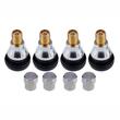 Set 4 valve turism tubeless TR413C, cromata, 63464 Carmotion 