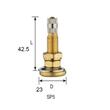 Valva mecanica, agricola tubeless, fi23mm, L42, pentru tractor SP-5
