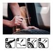 Kit reparatie cauciuc, 5 snururi vulcanizare, cu 2 dispozitive, metal si solutie, Quick & Safe