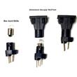 Indicator bord martor -30x22mm, 12/24v, rosu- acumulator